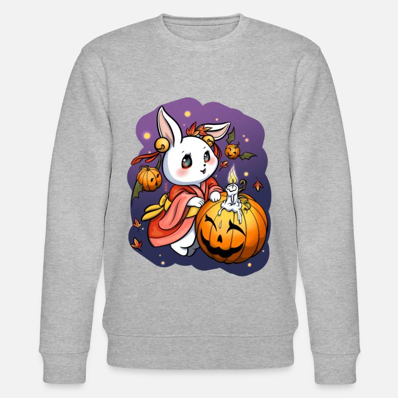 Lapin Obon mignon - Sweat bio CHANGER Stanley/Stella Unisexe - gris chiné