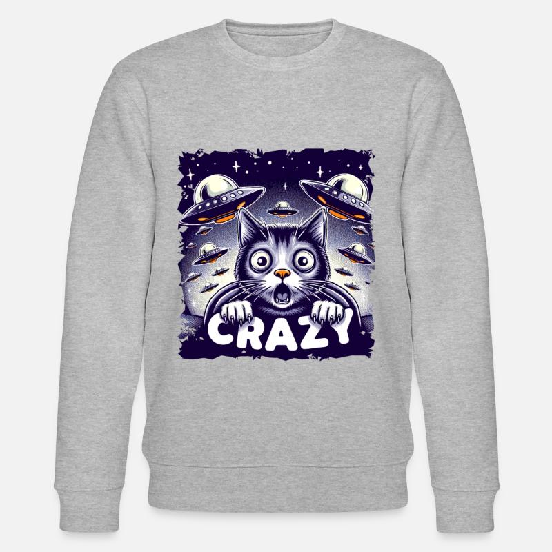 Drôle Alien Alien Croire - Sweat bio CHANGER Stanley/Stella Unisexe - gris chiné