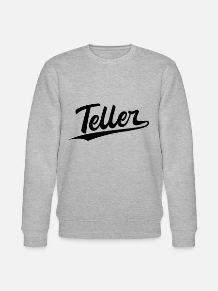 Retro Swoosh Job - Plate - Stanley/Stella CHANGER Unisex Organic Sweatshirt - heather grey