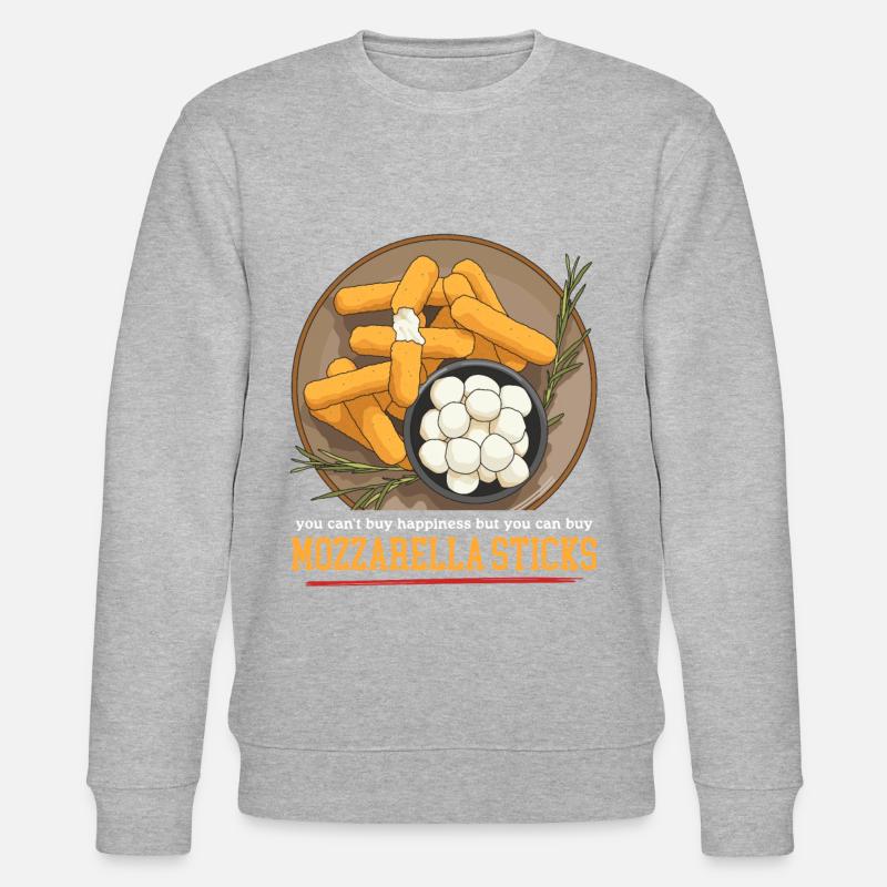 Mozzarella Sticks Käse Mozzarella-Sticks Geschenk - Stanley/Stella Unisex Bio-Sweatshirt CHANGER - undefined