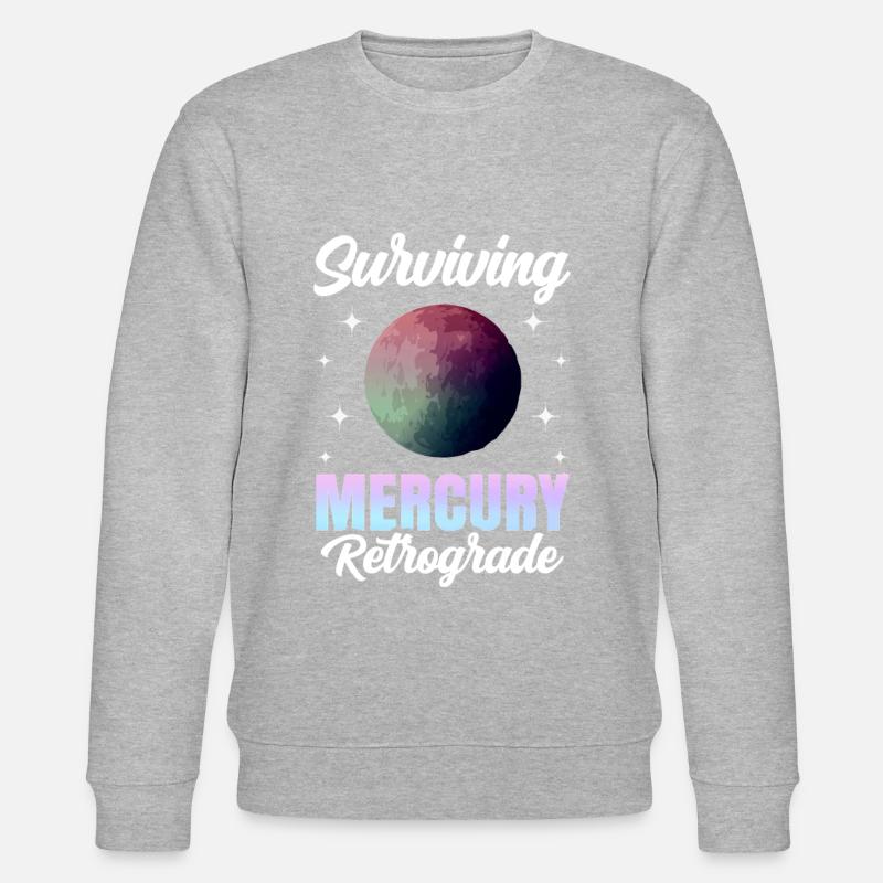 Planètes rétrogrades Mercure rétrograde - Sweat bio CHANGER Stanley/Stella Unisexe - gris chiné