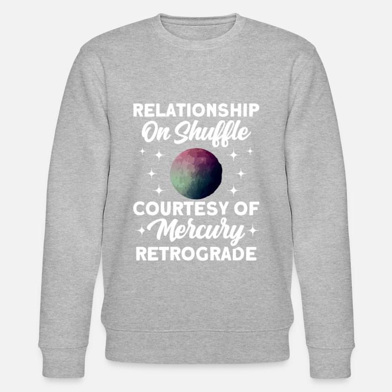 Planètes rétrogrades Mercure rétrograde - Sweat bio CHANGER Stanley/Stella Unisexe - gris chiné