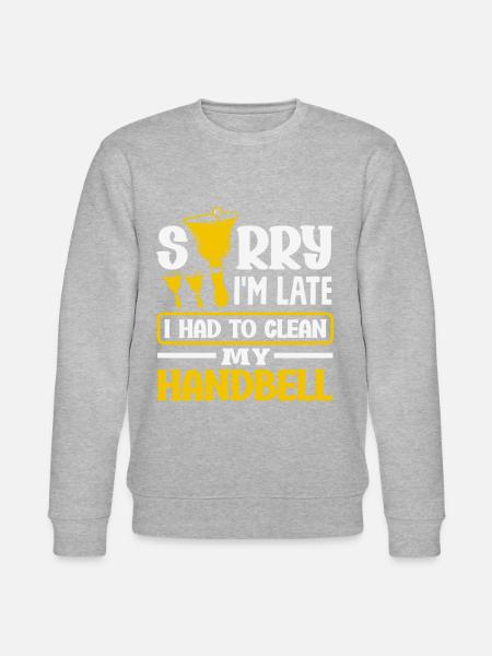 Chormusikinstrument Handglocke - Stanley/Stella Unisex Bio-Sweatshirt CHANGER - Grau meliert