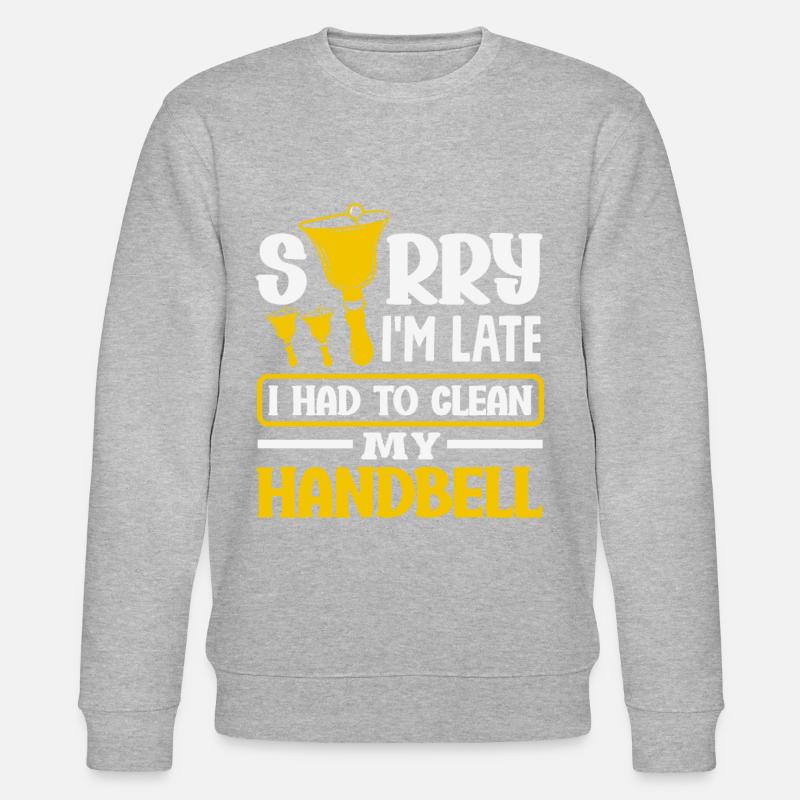 Chormusikinstrument Handglocke - Stanley/Stella Unisex Bio-Sweatshirt CHANGER  - Grau meliert