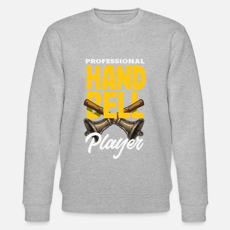 Chormusikinstrument Handglocke - Stanley/Stella Unisex Bio-Sweatshirt CHANGER  - Grau meliert