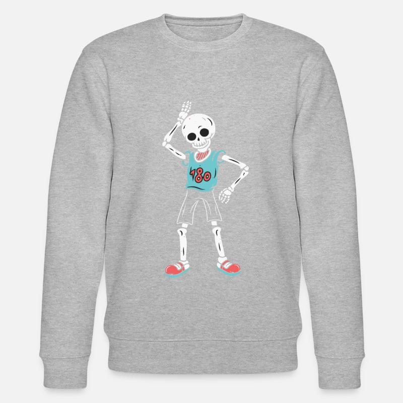 Cool Drôle Squelette - Sweat bio CHANGER Stanley/Stella Unisexe - gris chiné