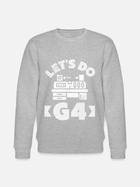 Machiniste CNC drôle - Sweat bio CHANGER Stanley/Stella Unisexe - gris chiné