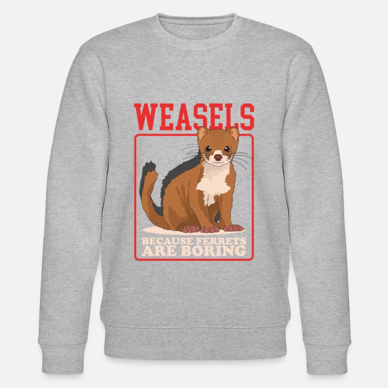 Weasel Mouse Weasel Hermännchen Gift - Stanley/Stella CHANGER Unisex Organic Sweatshirt - undefined