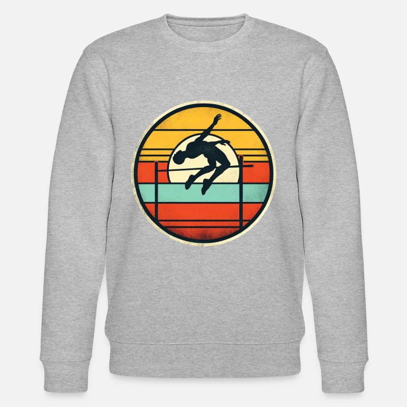 High Jump - Stanley/Stella Unisex Bio-Sweatshirt CHANGER  - Grau meliert