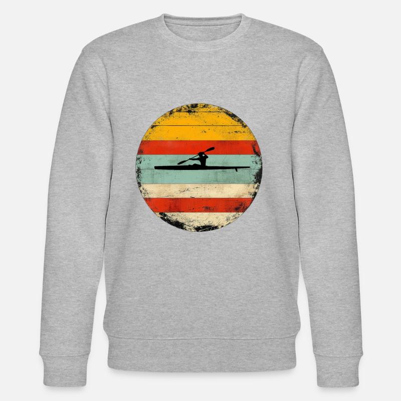 Canadian Canoe 3 - Stanley/Stella Unisex Bio-Sweatshirt CHANGER - Grau meliert