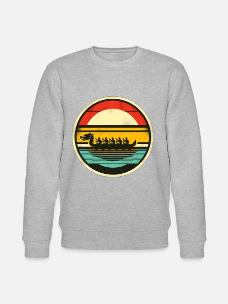 Dragon Boat 3 - Stanley/Stella CHANGER Unisex Organic Sweatshirt - heather grey