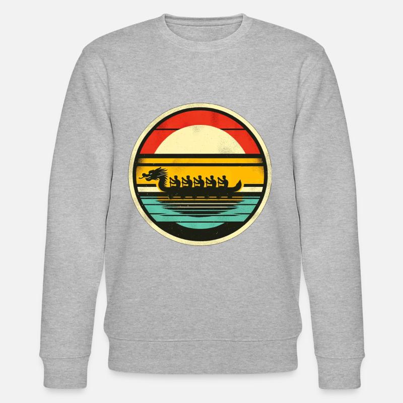 Bateau-dragon 3 - Sweat bio CHANGER Stanley/Stella Unisexe - gris chiné