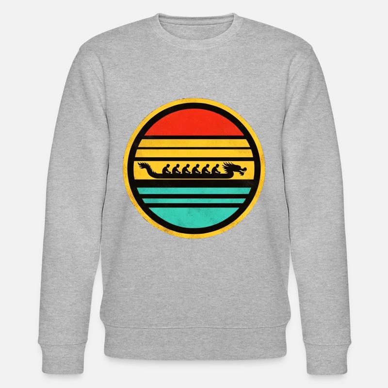 Bateau-dragon 4 - Sweat bio CHANGER Stanley/Stella Unisexe - gris chiné