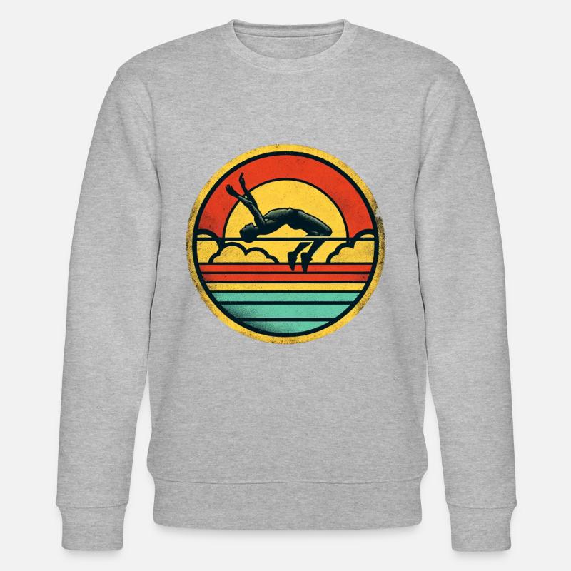 Saut en hauteur 2 - Sweat bio CHANGER Stanley/Stella Unisexe - gris chiné