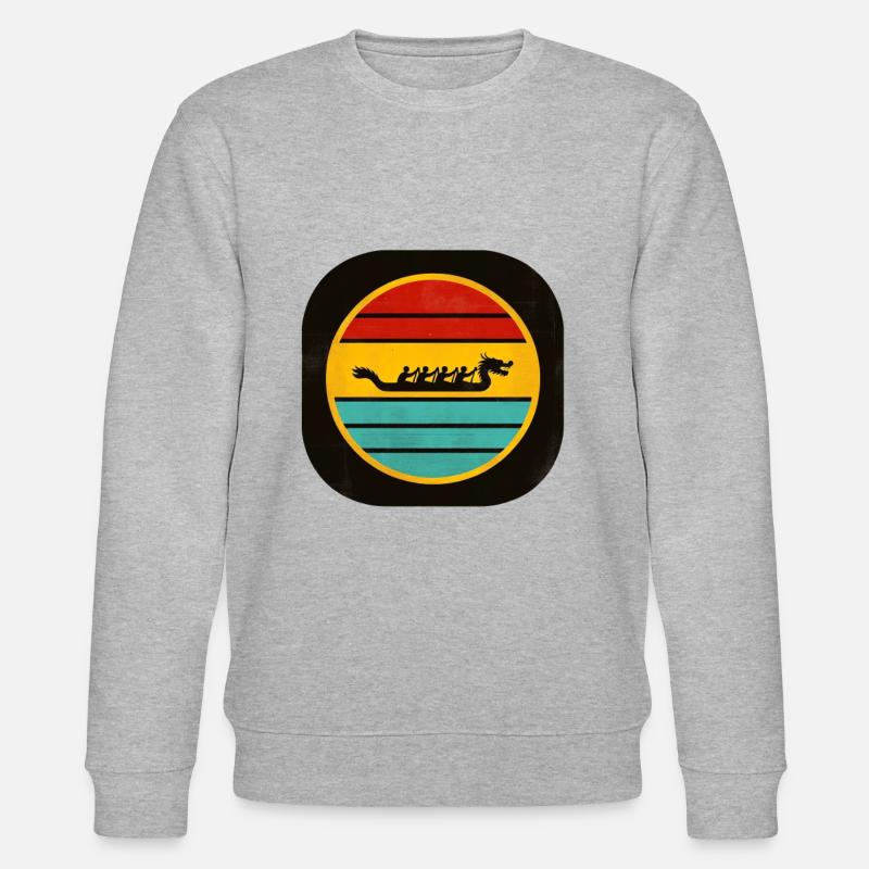 Bateau-dragon 6 - Sweat bio CHANGER Stanley/Stella Unisexe - gris chiné