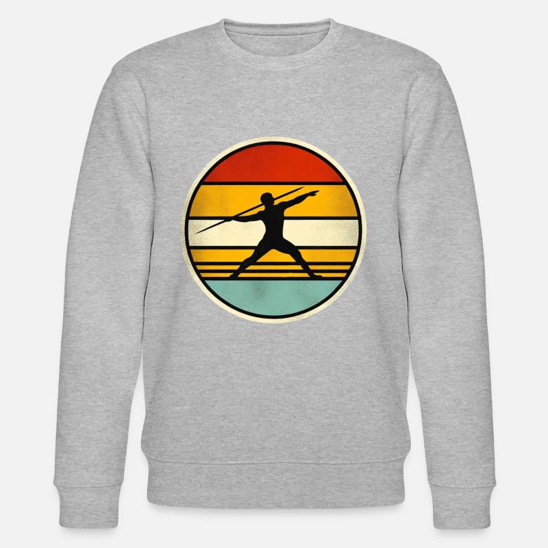 Javelin Throw 5 - Stanley/Stella CHANGER Unisex Organic Sweatshirt - heather grey