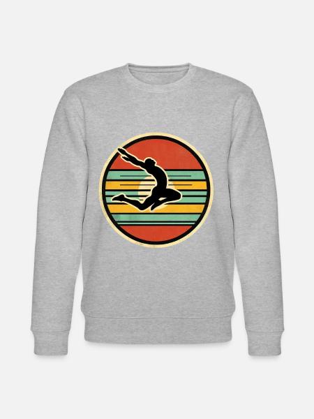 Long Jump 2 - Stanley/Stella CHANGER Unisex Organic Sweatshirt - heather grey