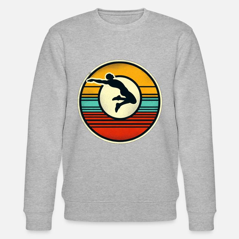 Saut en longueur - Sweat bio CHANGER Stanley/Stella Unisexe - gris chiné