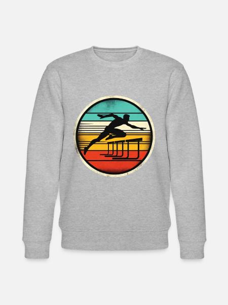 Hurdle Sprinter - Stanley/Stella CHANGER Unisex Organic Sweatshirt - heather grey