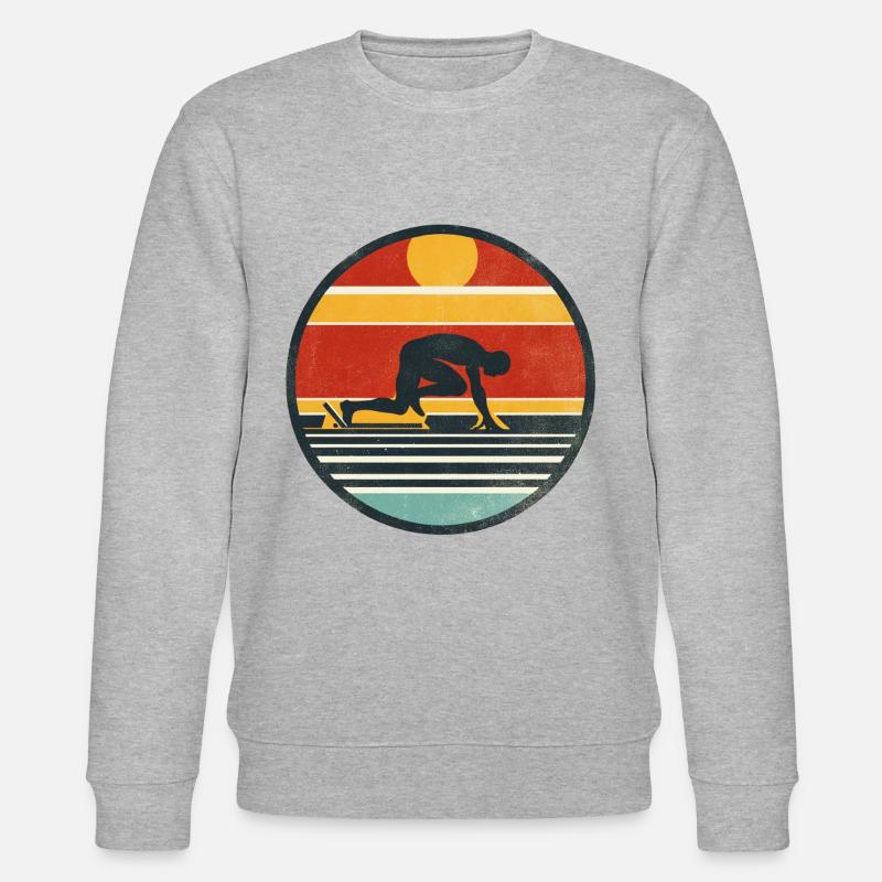 Sprinter - Track And Field 3 - Stanley/Stella CHANGER Unisex Organic Sweatshirt - heather grey