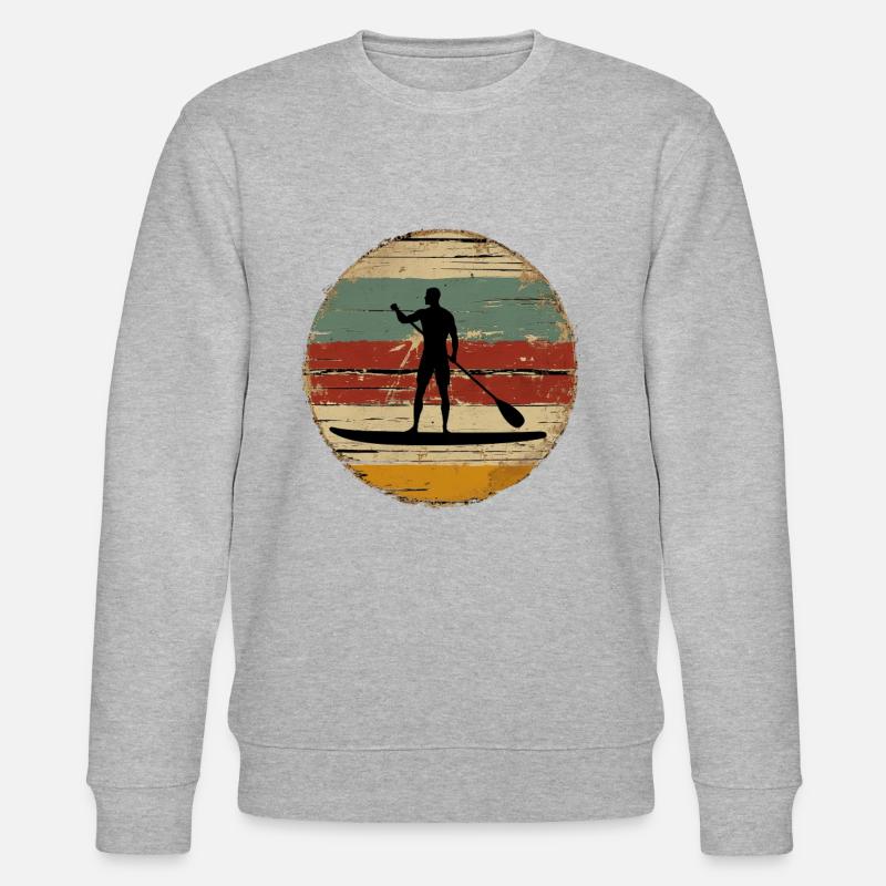 Standup Paddle 2 - Stanley/Stella Unisex Bio-Sweatshirt CHANGER  - Grau meliert