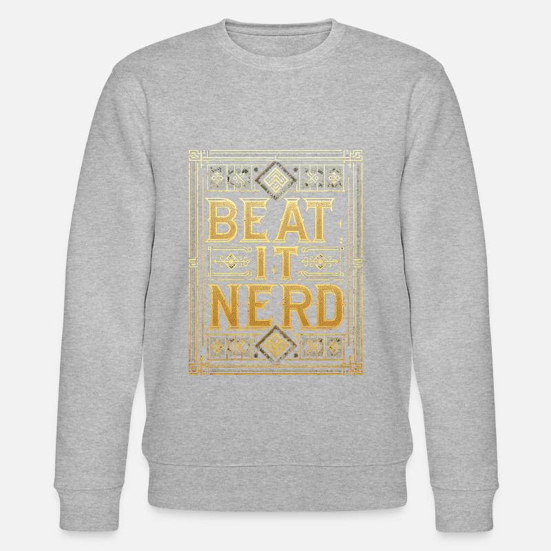 Battez-le Nerd 13 - Sweat bio CHANGER Stanley/Stella Unisexe - gris chiné