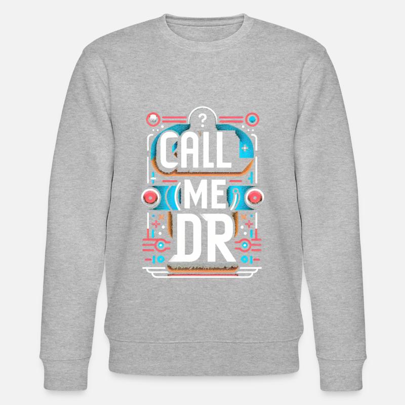 Call Me Dr 29 - Stanley/Stella Unisex Bio-Sweatshirt CHANGER  - Grau meliert