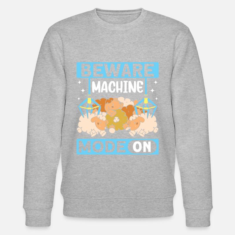 Claw Game Funny Claw Machine - Stanley/Stella CHANGER Unisex Organic Sweatshirt - heather grey