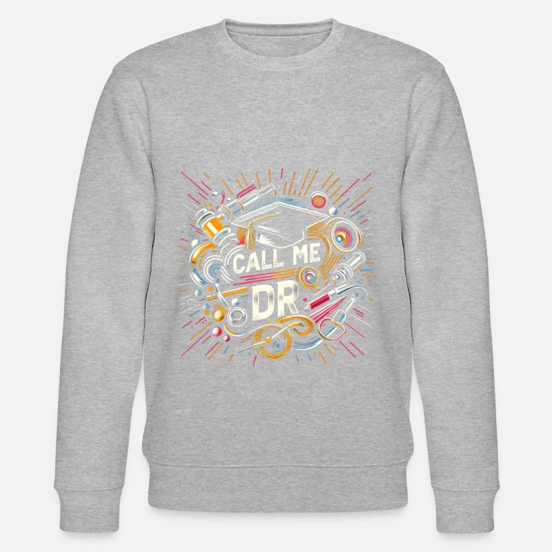 Call Me Dr 33 - Stanley/Stella Unisex Bio-Sweatshirt CHANGER  - Grau meliert