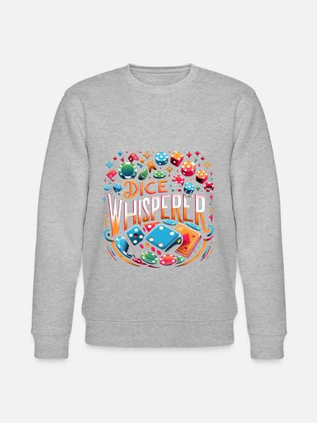 Dice Whisperer 11 - Stanley/Stella Unisex Bio-Sweatshirt CHANGER - Grau meliert
