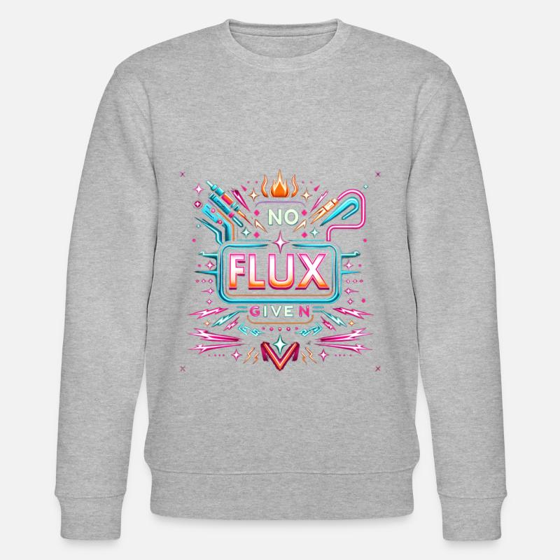 No Flux Given 13 - Stanley/Stella Unisex Bio-Sweatshirt CHANGER  - Grau meliert