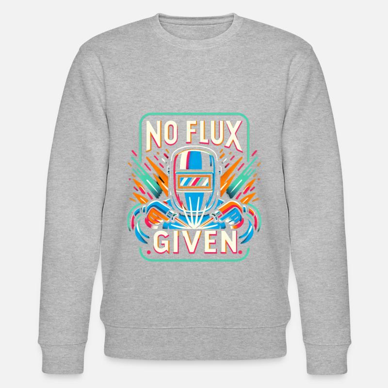 No Flux Given 12 - Stanley/Stella Unisex Bio-Sweatshirt CHANGER  - Grau meliert