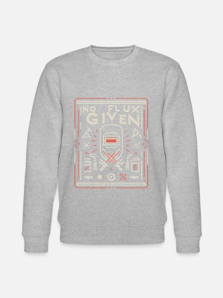 No Flux Given 14 - Stanley/Stella CHANGER Unisex Organic Sweatshirt - heather grey
