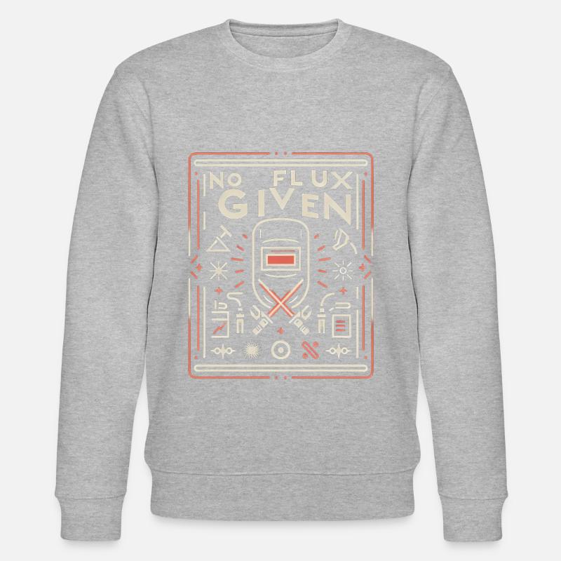 No Flux Given 14 - Stanley/Stella CHANGER Unisex Organic Sweatshirt - heather grey