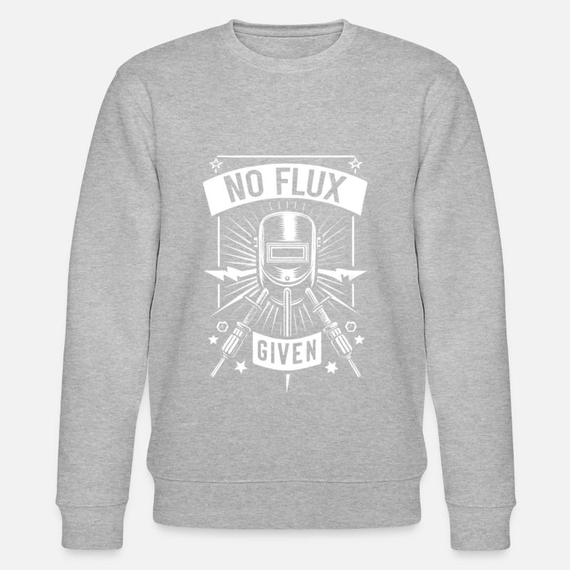 No Flux Given 19 - Stanley/Stella CHANGER Unisex Organic Sweatshirt - heather grey
