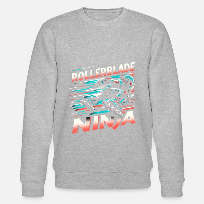 Rollerblade Ninja 13 - Sweat bio CHANGER Stanley/Stella Unisexe - gris chiné