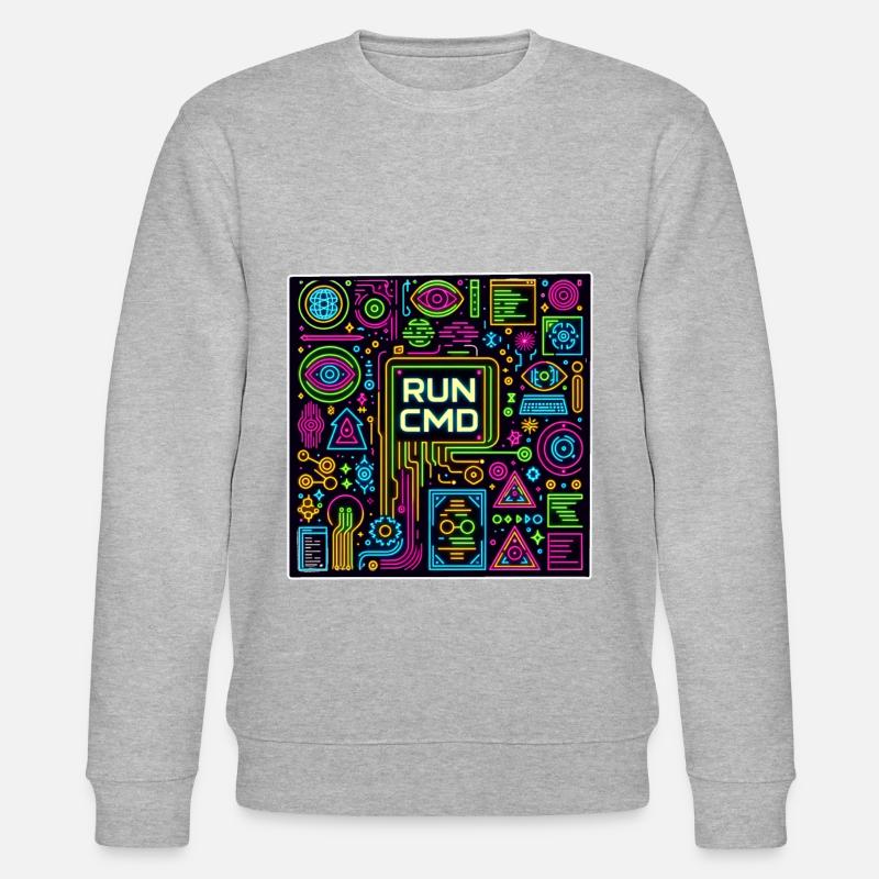 Exécuter Cmd 43 - Sweat bio CHANGER Stanley/Stella Unisexe - gris chiné