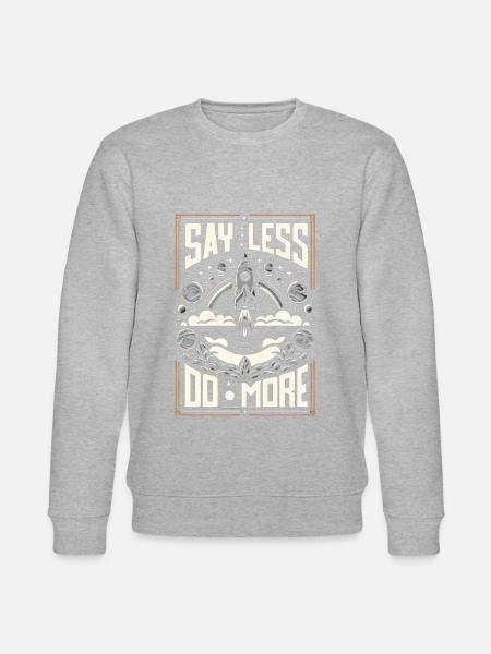 Dites moins, faites-en plus 12 - Sweat bio CHANGER Stanley/Stella Unisexe - gris chiné