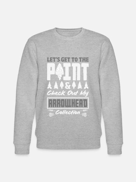Arrowhead Hunter Bogenschießen Arrowhead - Stanley/Stella Unisex Bio-Sweatshirt CHANGER - Grau meliert