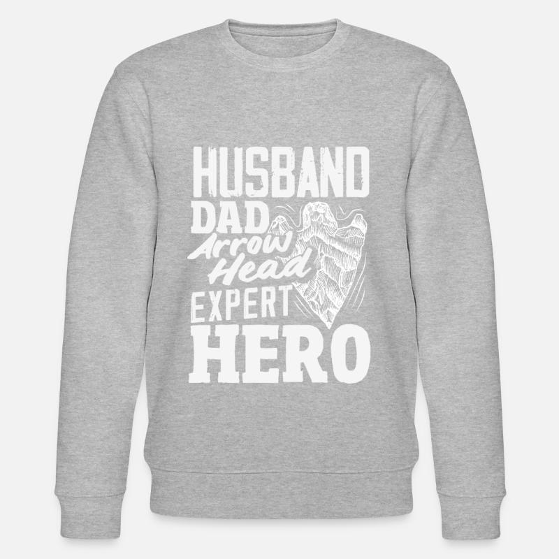 Arrowhead Hunter Archery Arrowhead - Stanley/Stella CHANGER Unisex Organic Sweatshirt - heather grey
