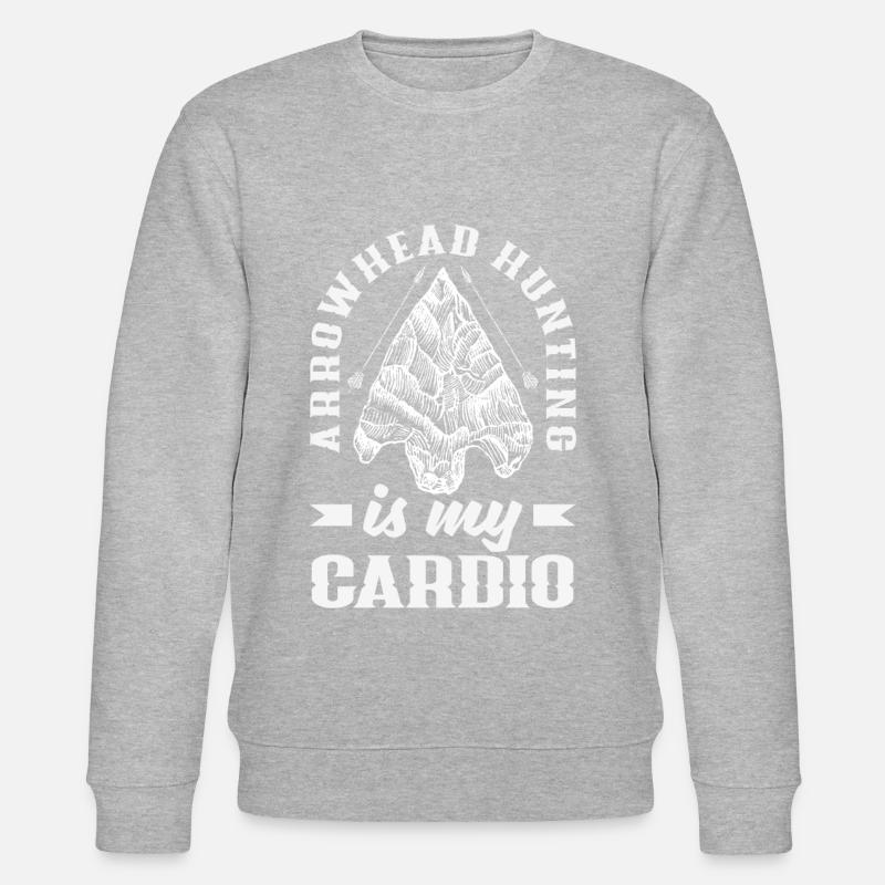 Arrowhead Hunter Archery Arrowhead - Stanley/Stella CHANGER Unisex Organic Sweatshirt - heather grey