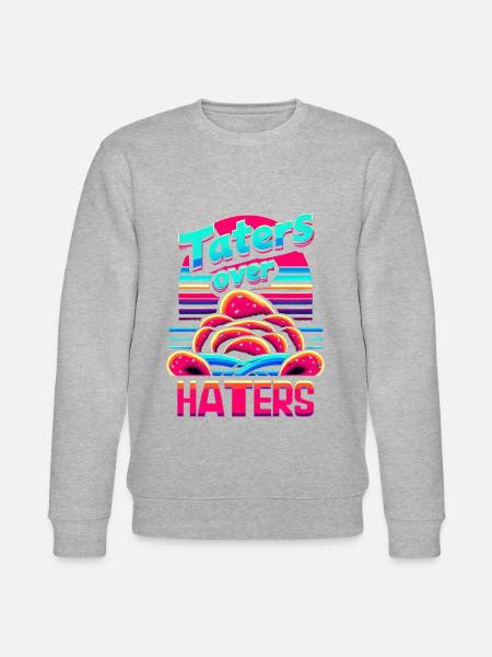 Taters Over Haters 23 - Stanley/Stella CHANGER Unisex Organic Sweatshirt - heather grey