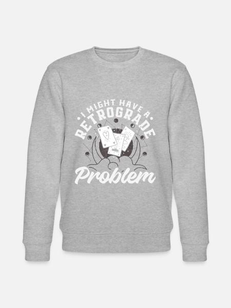 Retrograde planets Mercury retrograde - Stanley/Stella CHANGER Unisex Organic Sweatshirt - heather grey