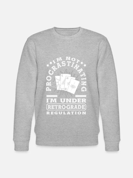 Retrograde planets Mercury retrograde - Stanley/Stella CHANGER Unisex Organic Sweatshirt - heather grey