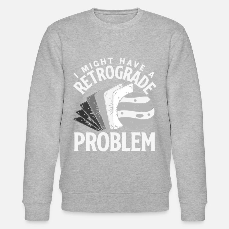 Retrograde planets Mercury retrograde - Stanley/Stella CHANGER Unisex Organic Sweatshirt - heather grey