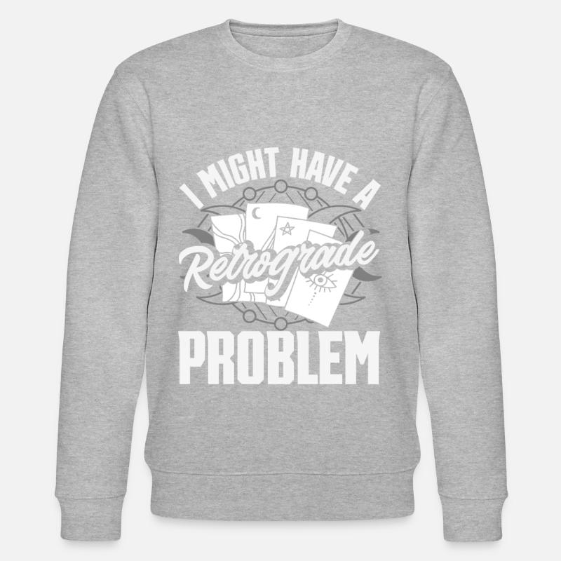 Retrograde planets Mercury retrograde - Stanley/Stella CHANGER Unisex Organic Sweatshirt - heather grey