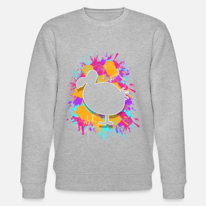 Dodo - Stanley/Stella Unisex Bio-Sweatshirt CHANGER  - Grau meliert