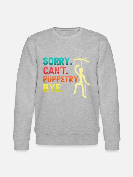 Puppeteer, puppeteer - Stanley/Stella CHANGER Unisex Organic Sweatshirt - heather grey