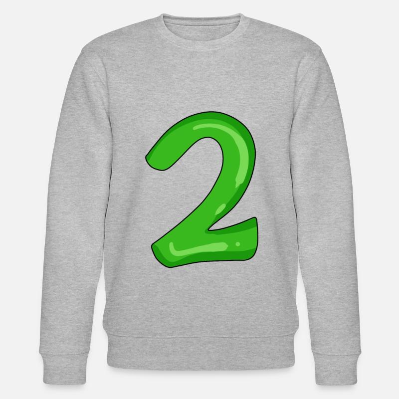 Deux - 2 - Numéro Numéro - Sweat bio CHANGER Stanley/Stella Unisexe - gris chiné