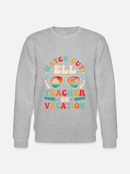 Englischlehrer Englischlerner ELL-Lehrer - Stanley/Stella Unisex Bio-Sweatshirt CHANGER  - Grau meliert